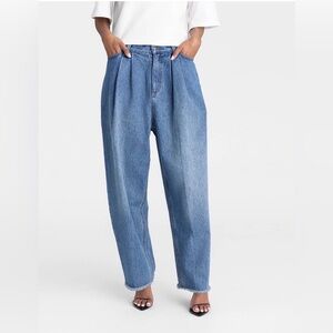 KBB by Kahlana Devin Barrel Leg Jeans High Rise Size 8 NWT ✨